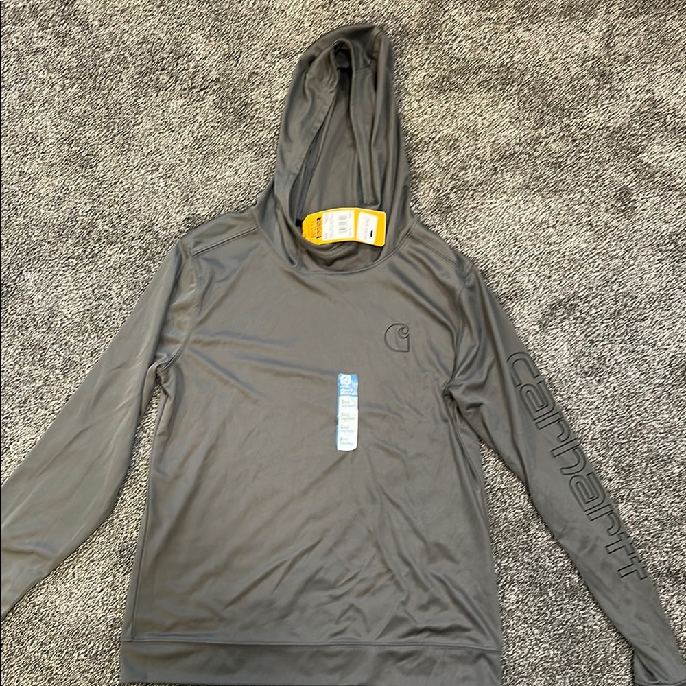 NWT Carhartt Force Green Pullover Hoodie
